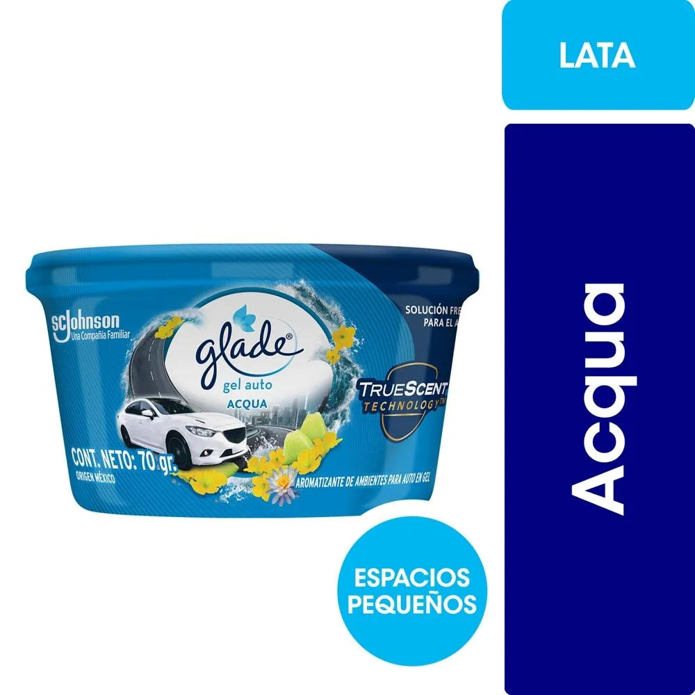 GLADE MINI GEL AUTO ACQUA 70GRS
