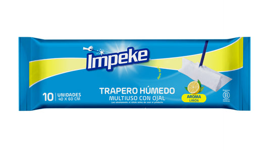 Trapero Húmedo Multiuso con Ojal Impeke x 10 Unid