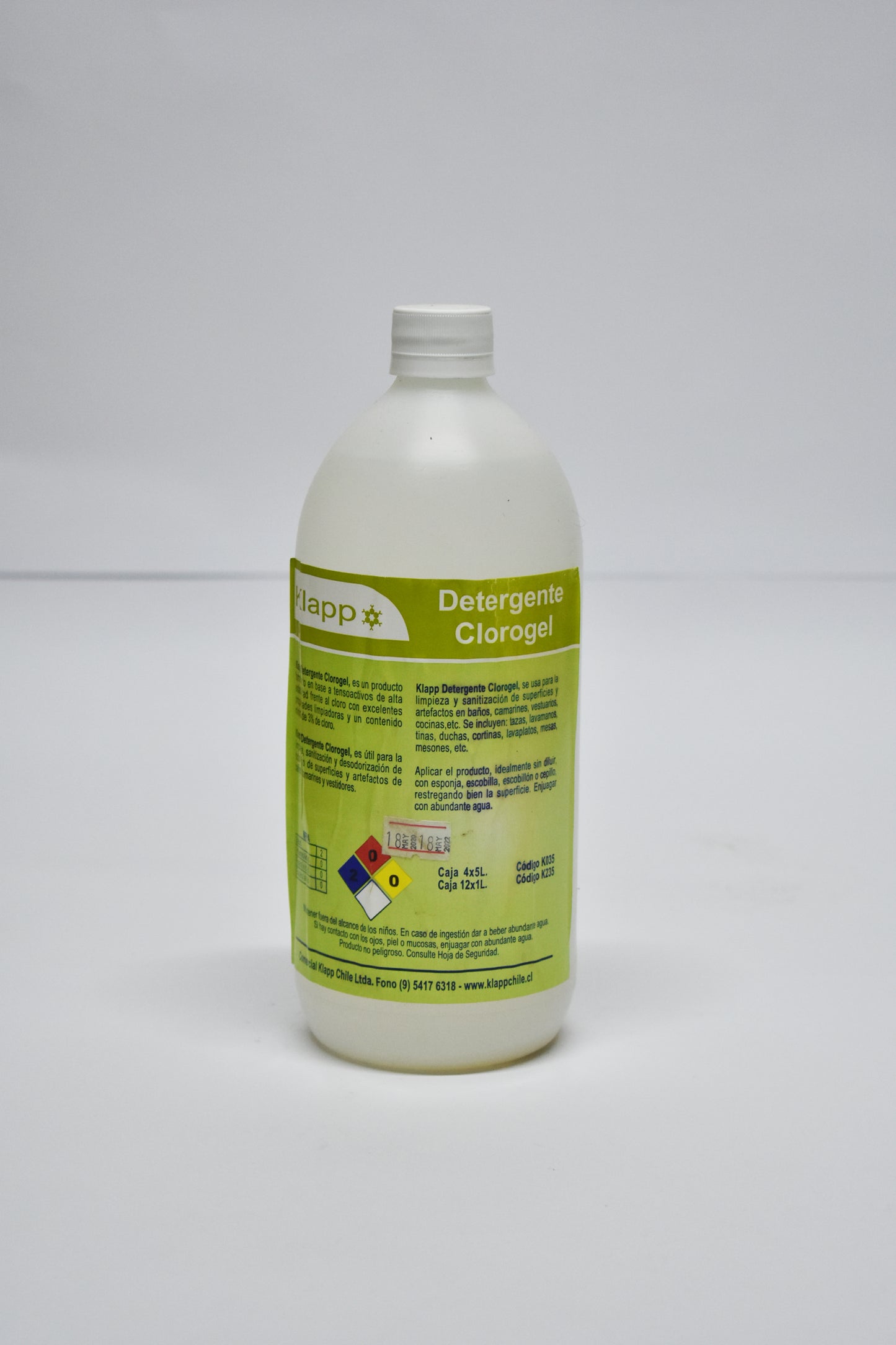 DETERGENTE CLORO GEL X1LT