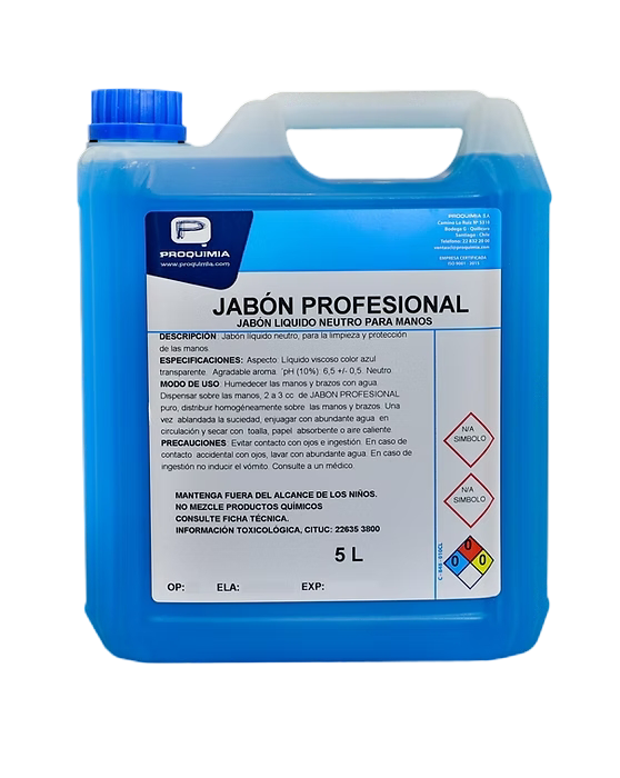 JABON PROFESIONAL 5 LITROS