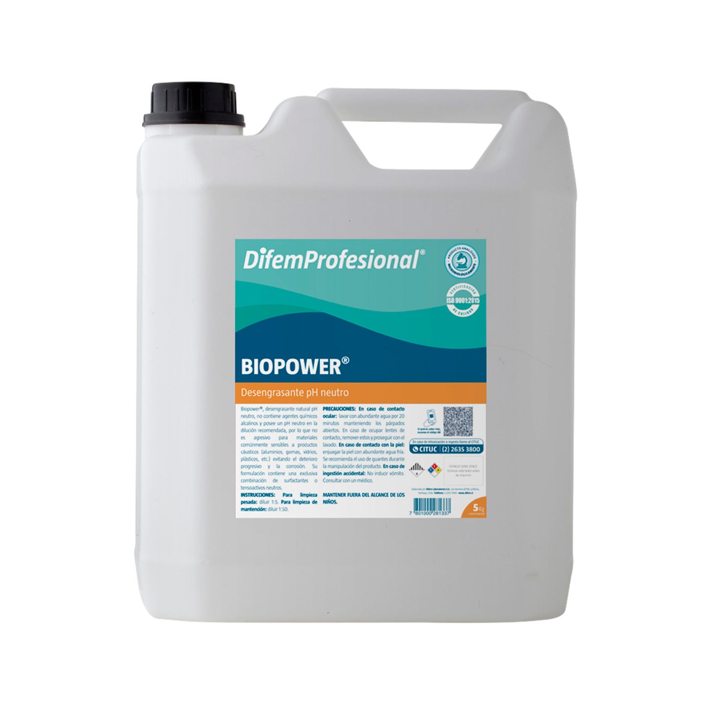 BIO-POWER DESENGRASANTE X5 LITROS