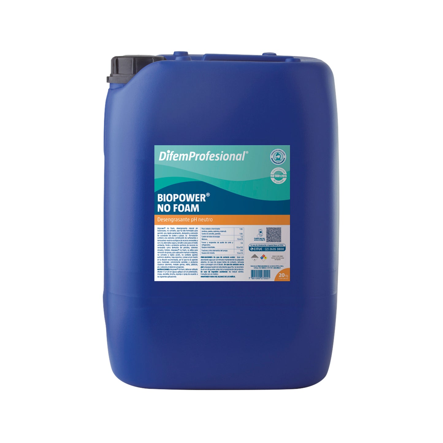 BIOPOWER NO FOAM 20 KG