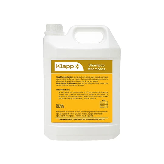 SHAMPOO DE ALFOMBRAS X5LTS