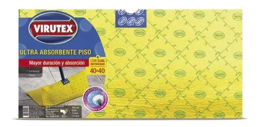 TRAPERO ULTRA ANSORBENTE SIMPLE C/OJAL 40X40 X6UNI