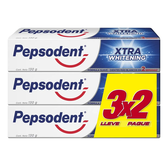 PASTA DE DIENTES PEPSODENT PACK 3X2
