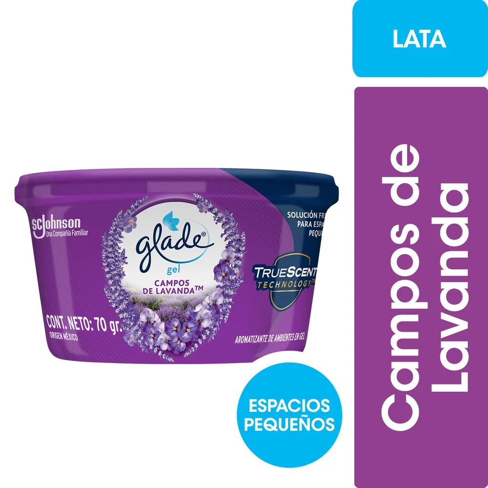 GLADE MINI GEL LAVANDA 70GRS