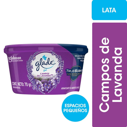 GLADE MINI GEL LAVANDA 70GRS