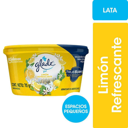 GLADE MINI GEL LIMON 70 GRS