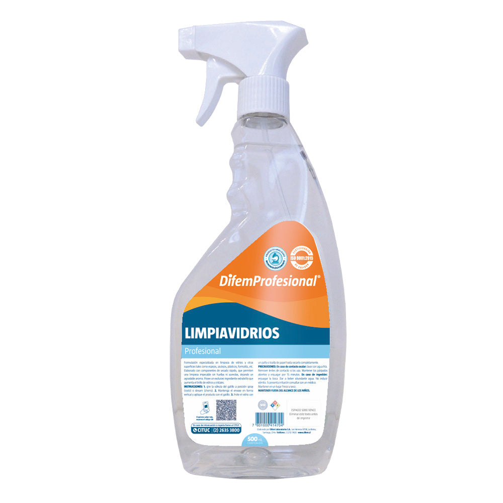 LIMPIAVIDRIOS PROFESIONAL 500ML C/DISP