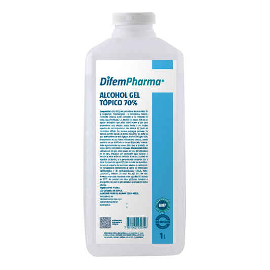 ALCOHOL GEL DIFEM CARE 1 L.