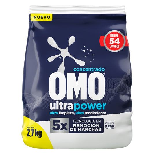 OMO MATIC POLVO BOLSA X 2.7 KG