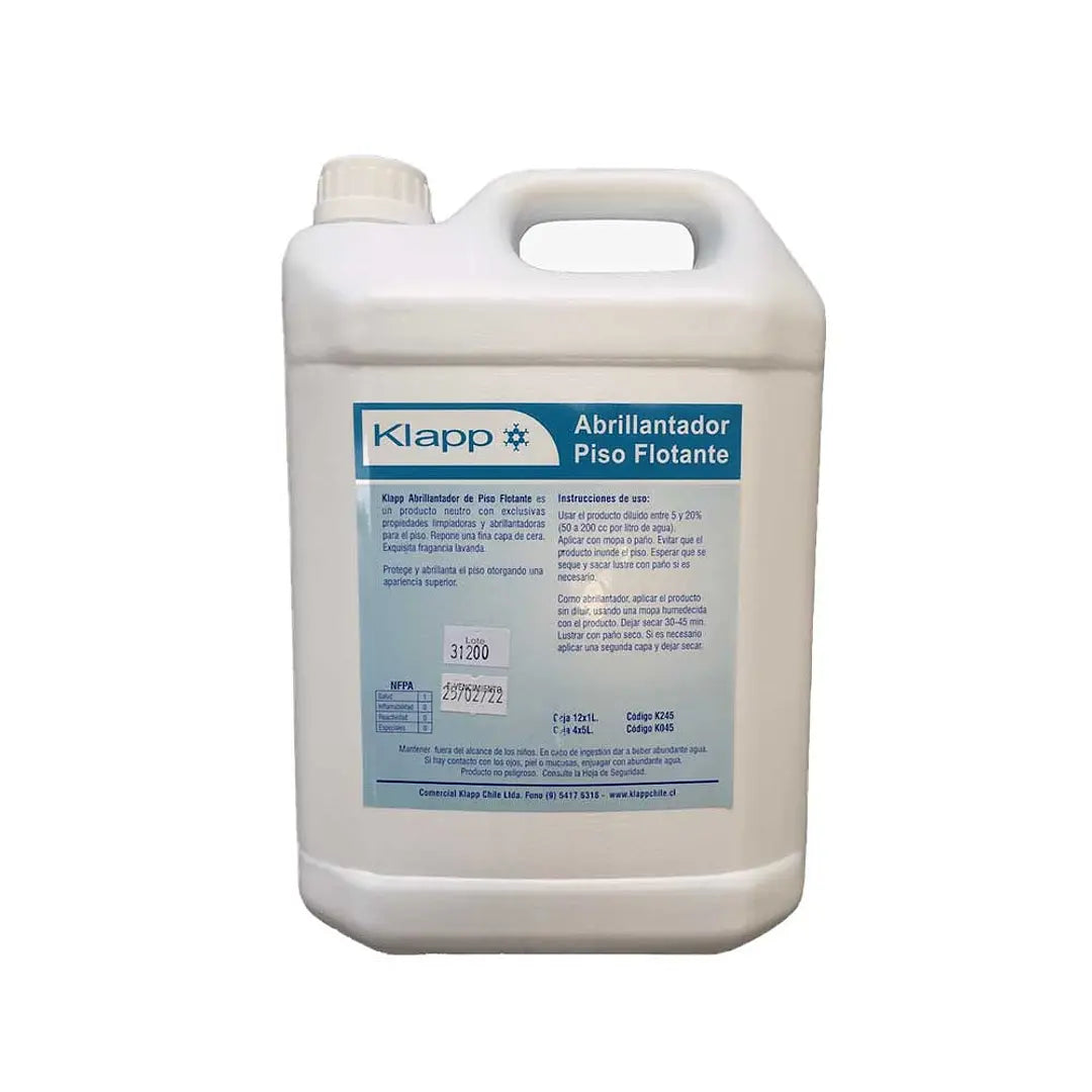 Abrillantador de piso flotante aroma lavanda Excell 5 litros