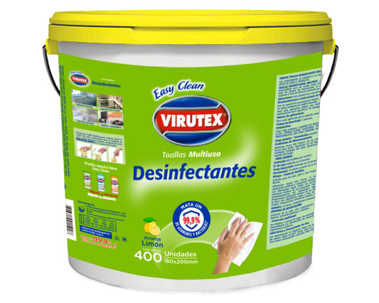 TOALLAS DESINFECTANTES MULTIUSO EASY CLEAN X400 UNIDADES