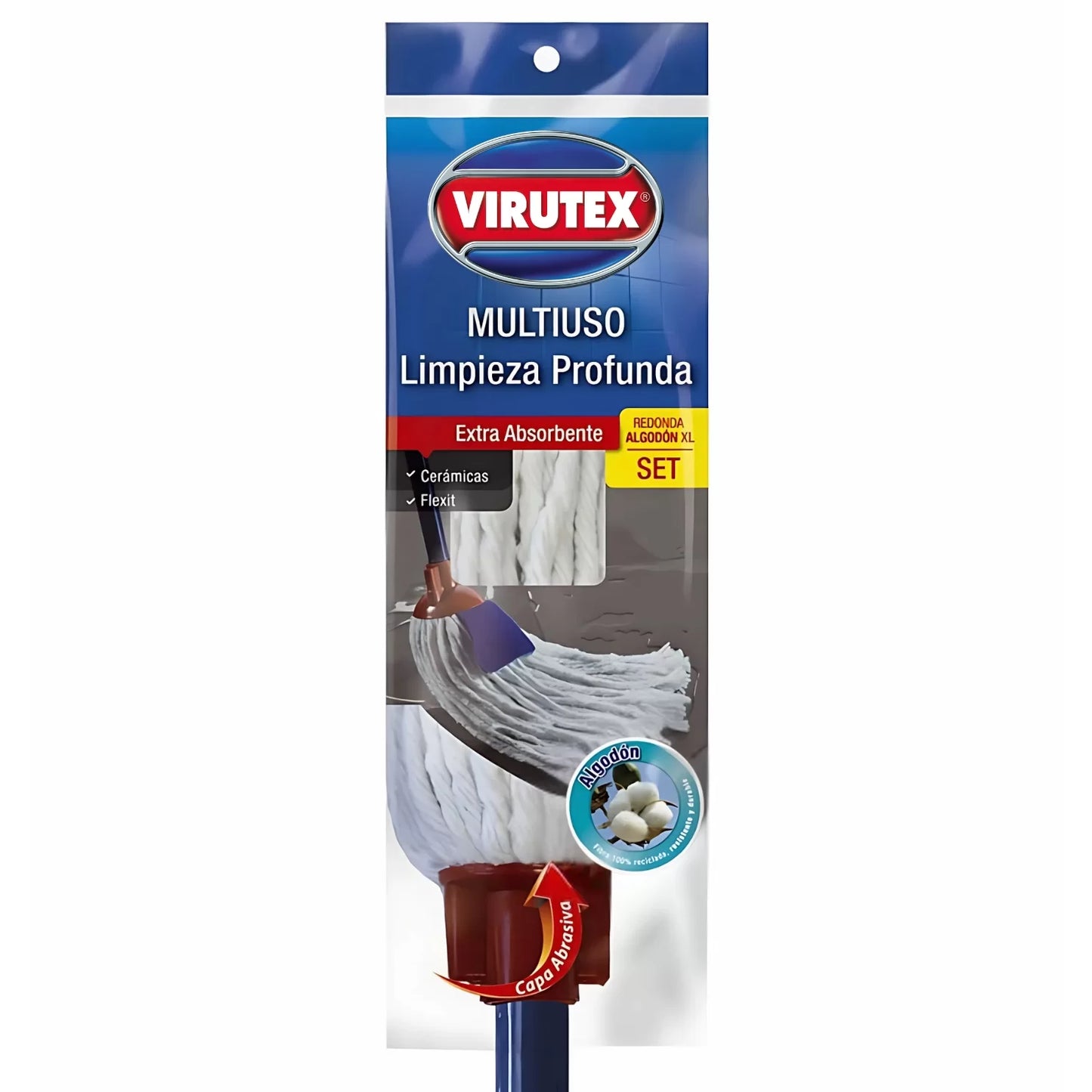 MOPA REDONDA ALGODON EXTGE CLASICA L - XL