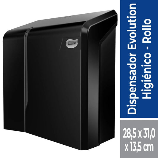 DISPENSADOR PAPEL HIGENICO JUMBO NEGRO
