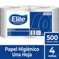 PAPEL HIGIENICO ELITE JUMBO ECONOMICO 1H/ 4X500MTS.