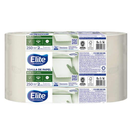 TOALLA ELITE  ECOLOGICA 2X250 MTS