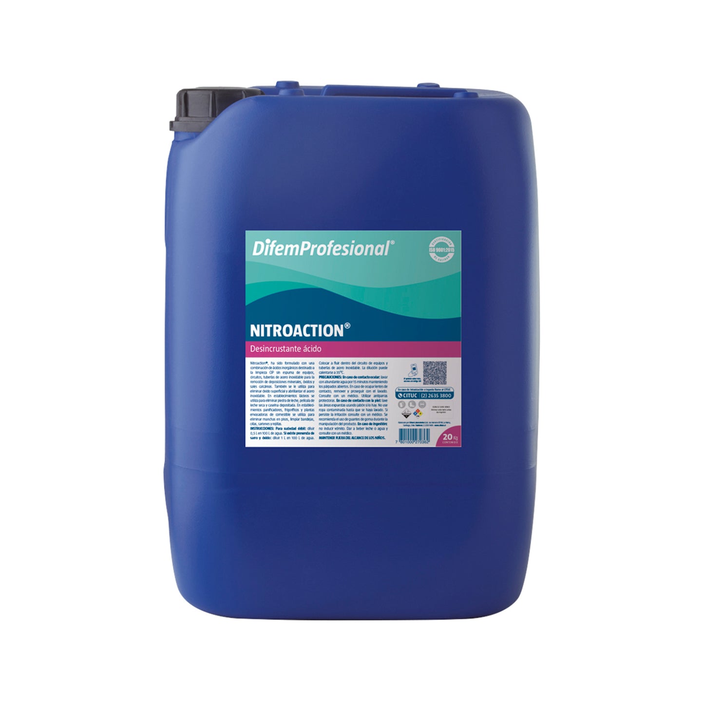 NITROACTION LIMPIADOR ACERO INOXIDABLE 20LT