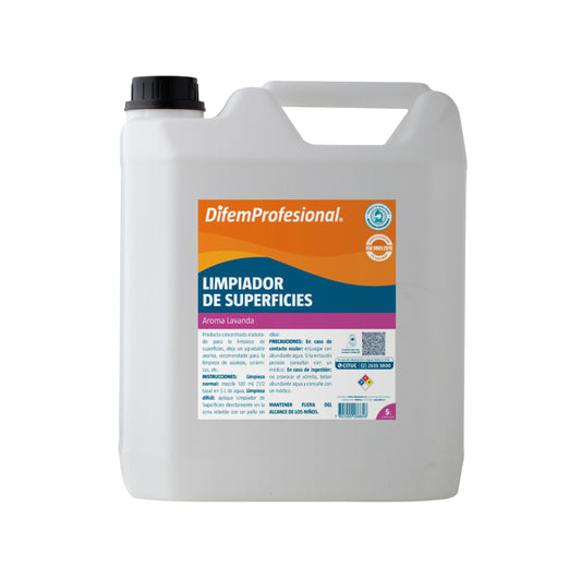 LIMPIADOR SUP. PROFESIONAL LAVANDA 5 LT.