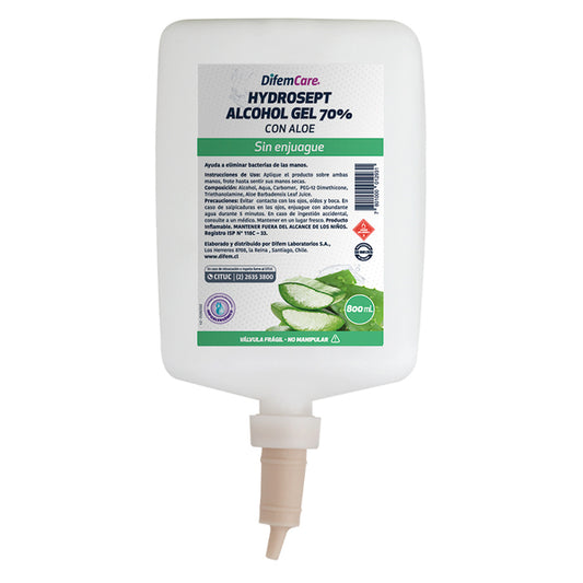 HYDROSEPT ALCOHOL GEL 70% 800ML