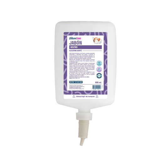 JABON NEUTRO GLICERINA KARITE 800ML