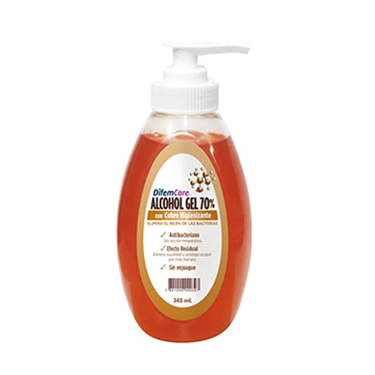 ALCOHOL GEL 70% CON COBRE 340 ML