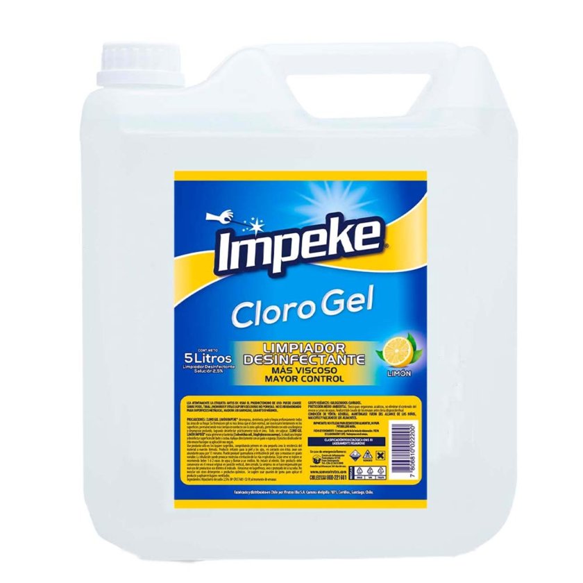 CLORO GEL AROMA LIMON 5L IMPEKE
