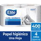 PAPEL HIGIENICO ELITE PLUS 4X400 METROS