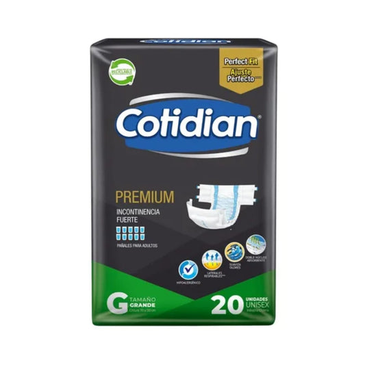 PAÑAL ADULTO COTIDIAN PREMIUM G X20