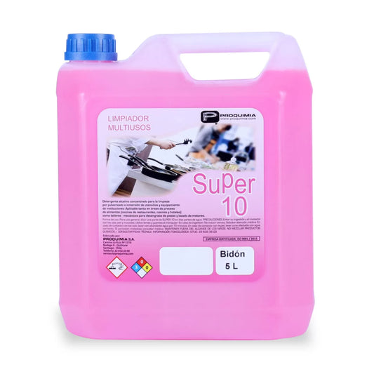 SUPER 10 LIMPIADOR MULTIUSO X5LTS