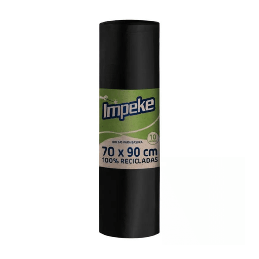 BOLSAS PARA BASURA ECONOMICAS 70X90 10U IMPEKE