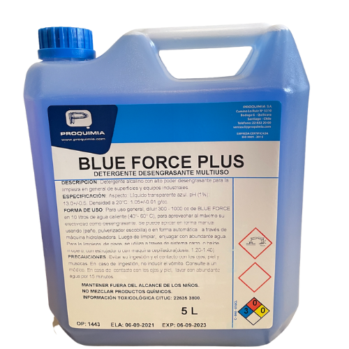 BLUE FORCE 20 LT. DETER. MULTIUSO