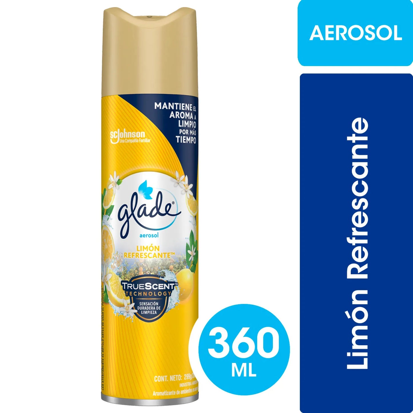 GLADE AEROSOL LIMON REFRESCANTE 360CC