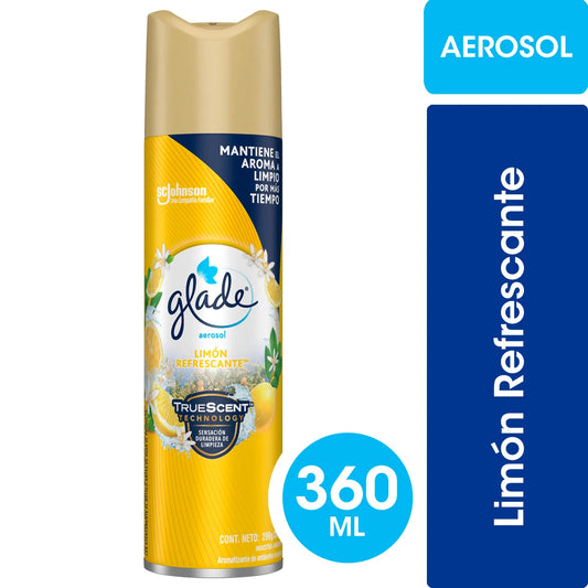 GLADE AEROSOL LIMON REFRESCANTE 360CC