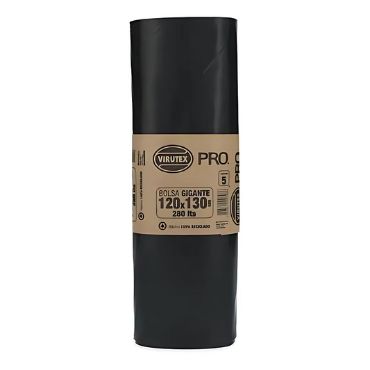 BOLSA BASURA ROLLO 120X130 5 U. VTXPRO