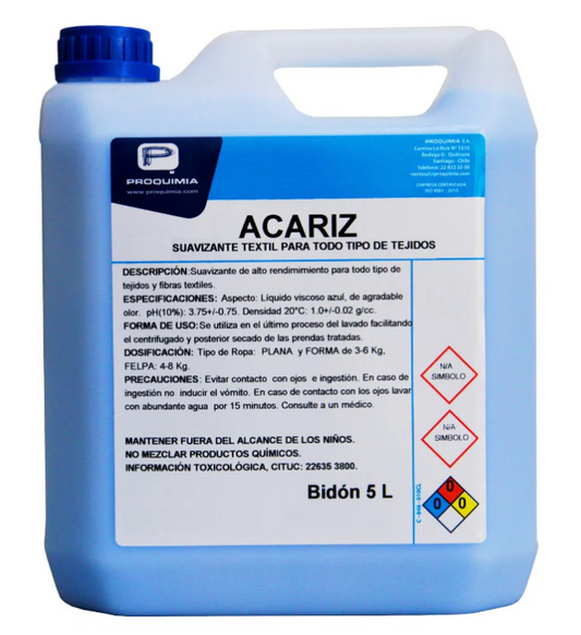 ACARIZ SUAVIZANTE DE ROPA 5 LITROS