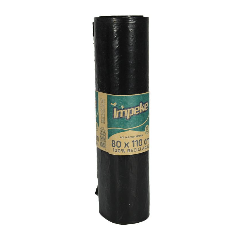 BOLSA PARA BASURA ECONOMICAS 80X110 10U IMPEKE