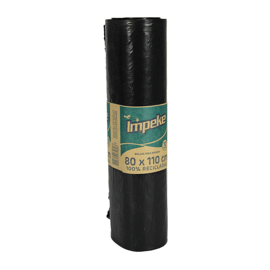BOLSA PARA BASURA ECONOMICAS 80X110 10U IMPEKE