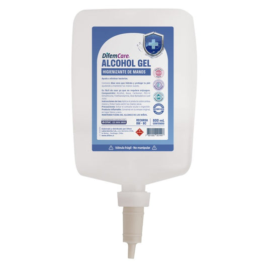 ALCOHOL GEL DIFEM CARE 800 ML