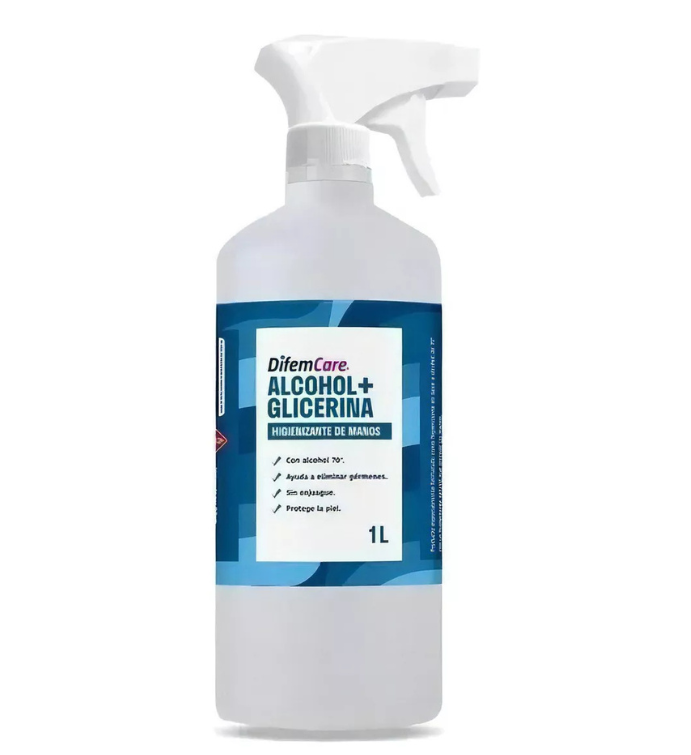 Alcohol Gel Glicerina 1L Safepro