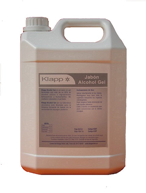 ALCOHOL GEL 5 LT.