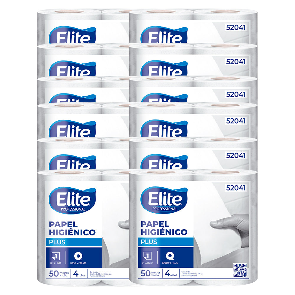 MANGA PAPEL HIGIENICO ELITE P PLUS UNA HOJA 50 MTS 48 ROLLOS