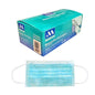 MASCARILLAS QUIRURGICA CELESTE CON ELASTICO 50 UNI.