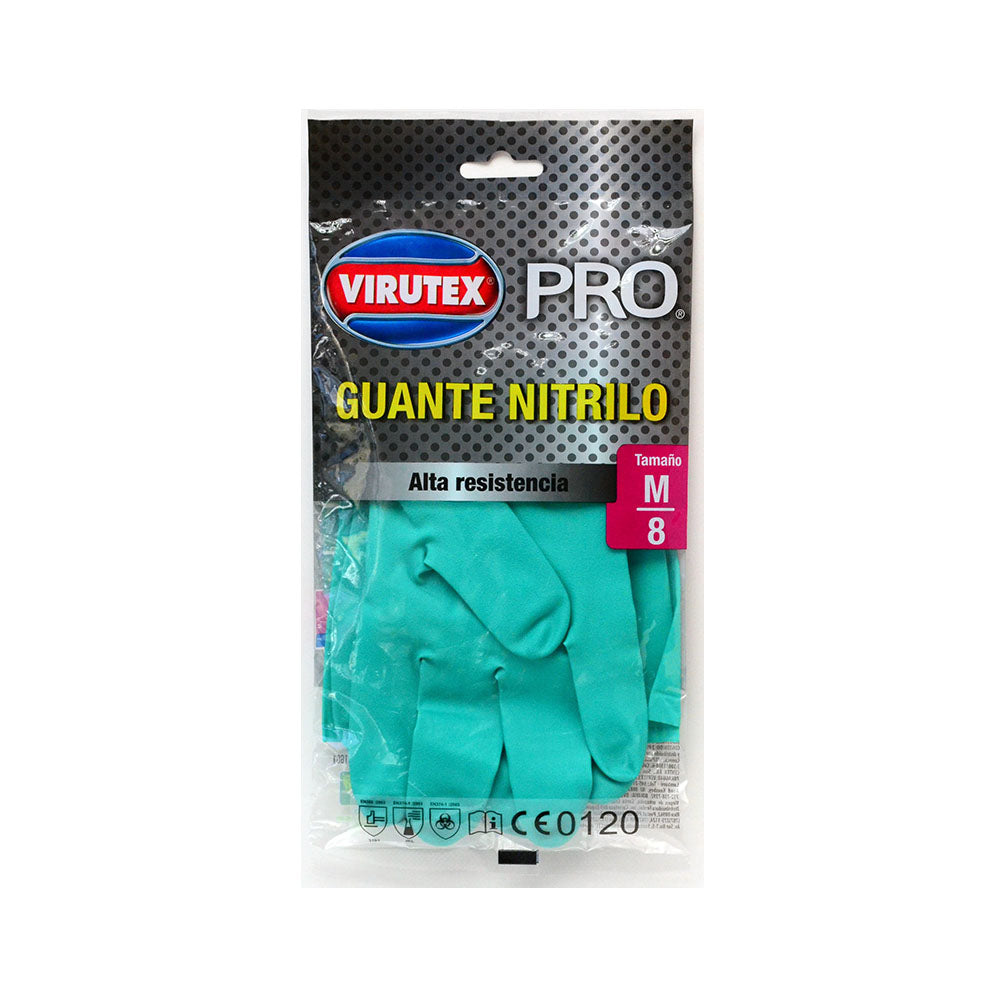GUANTE NITRILO VERDE M VTX PRO